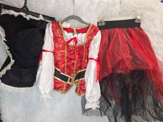 Girls Pirate Halloween Costume Set Size 3-4