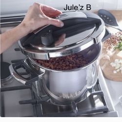 Princess House Olla De Presión De 8 Qts Nueva En Su Caja 