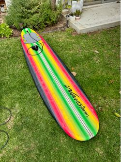 Rasta 8ft Wavestorm Surfboard - Like New