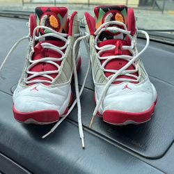 Air Jordan Red White Sise 8