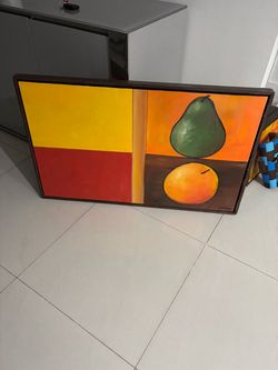 Fruit wooden frame