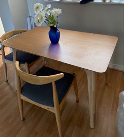 Mid-Century Dining Table and Chair Set