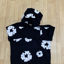 Black denim tears hoodie