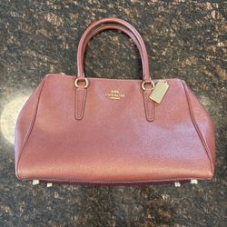 Coach Small Margot Carryall Crossgrain Leather F57527 Satchel Crossbody Bag NWT