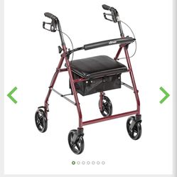 drive walker 300lb Model r728rd Works Great 7.5” Casters  Folds Up Easy Retails $294!