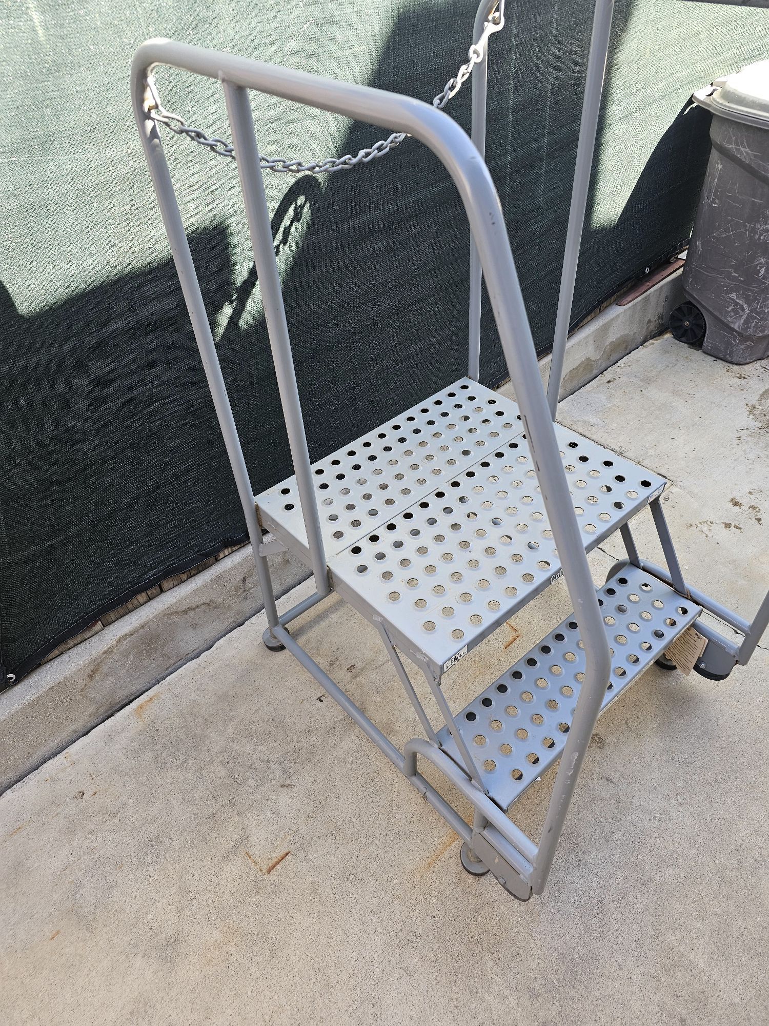 Landing - Porch Steps with Front Wheels. Heavy Duty