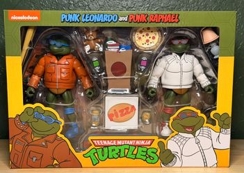 TMNT Punk Leonardo & Punk Raphael Action Figure 2-Pack