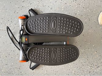 Niceday Steppers for Exercise, Stair Stepper with Resistance Bands, Mini Stepper with 300LBS Loading Capacity, Hydraulic Fitness Stepper with LCD Moni