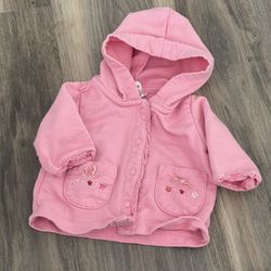 Pink newborn jacket 