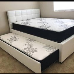 Bed With Trundle! It is sold. Ask For Price. Full/Twin!! 