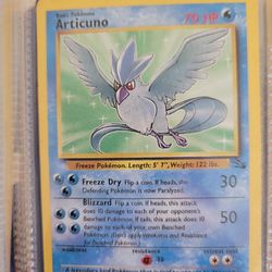 Pokemon Articuno Rare Fossil Card