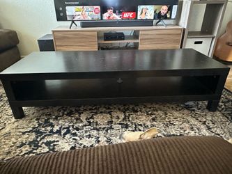 IKEA 58.5” Black Coffee Table