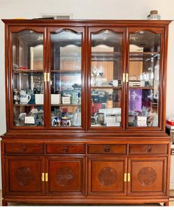 Rosewood China cabinet