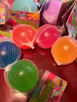 Gummy squish balls