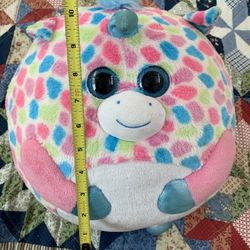 10” Round Unicorn Plush Toy
