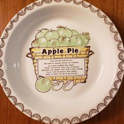 Vintage Ceramic Pie Plate