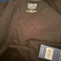 Authentic Cherokee Scrub Black Top 4X 