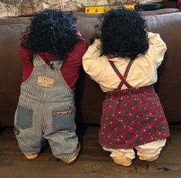 Vintage 90s Time Out Dolls - Matching Boy & Girl Twin Set (Local Pickup)