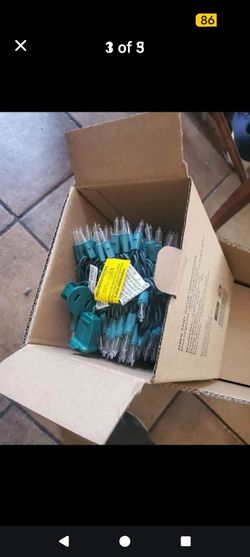 17 Lbs Christmas Lights 2400 Bulbs New 8 X300