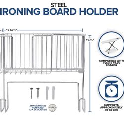 Iron & Ironing Board Organizer for Laundry Room
