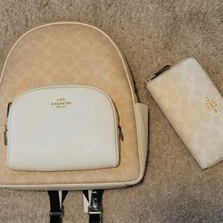 COACH Backpack And Wallet 