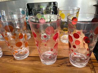 In San Marcos - set of 8 large cups or tumblers