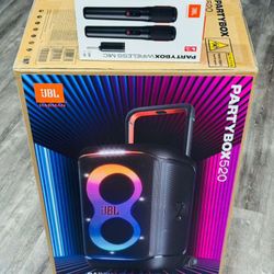 Jbl partybox 520 speaker Bluetooth 2 micrófonos inalámbricos incluidos
