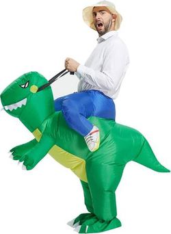 *NEW* Inflatable Dinosaur Costume with Battery Operated Fan (Halloween)