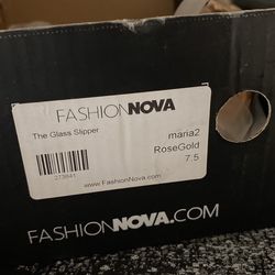 Clear Bottom And Rose Gold