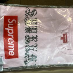Supreme S/S Rhinestone Old English Tshirt 