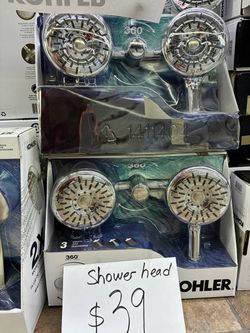 Kohler double shower head