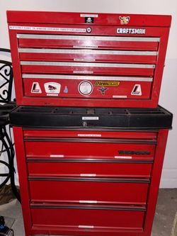 Craftsman & Task Force Red Tool Chest Combo