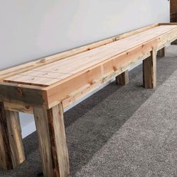 16’ shuffleboard table pine