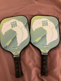 Monarch - Duches Pickleball Paddles - Teal/White (Pair)