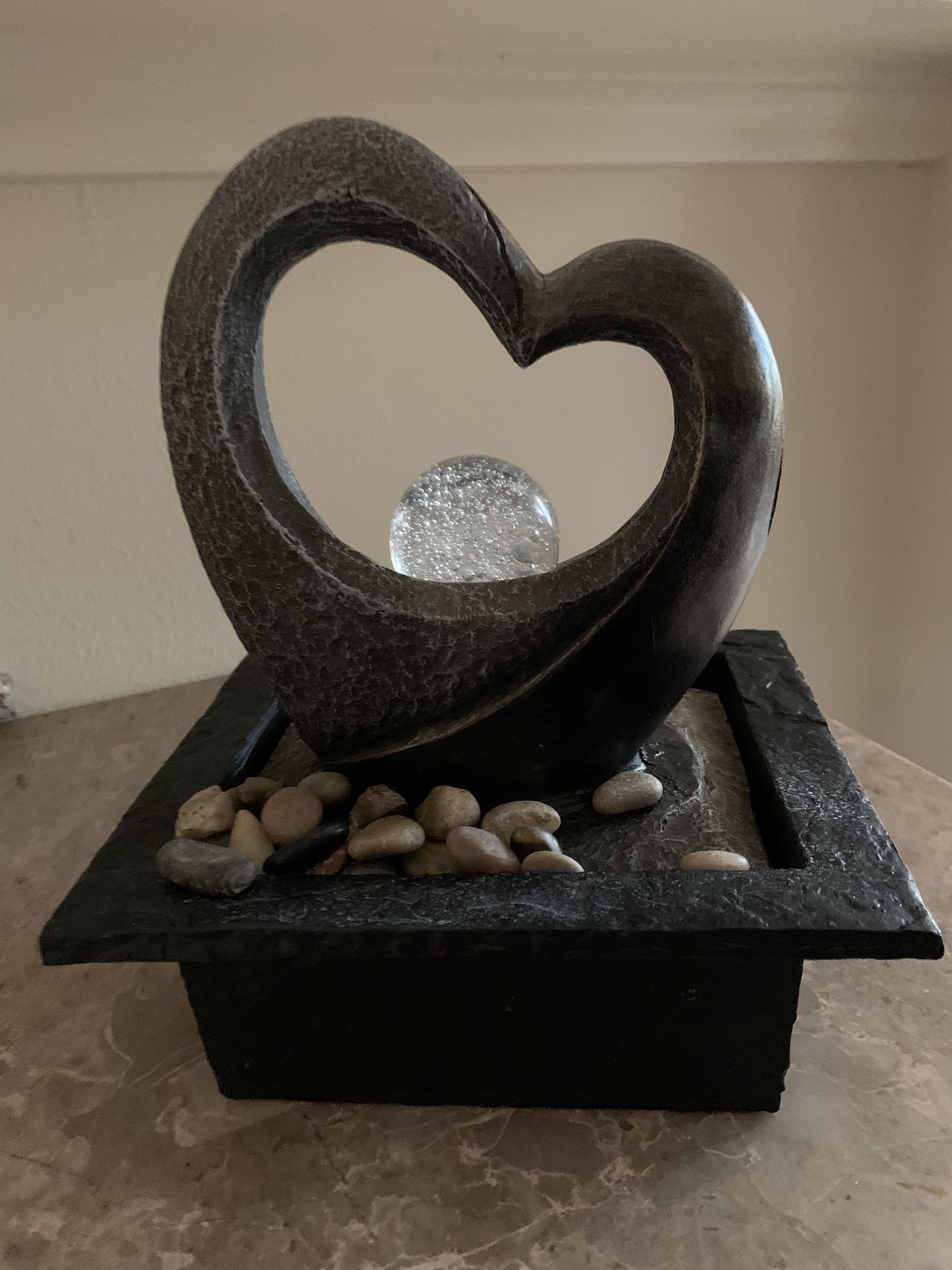 Beautiful Interior Fountain With Crystal Ball