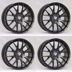 New 19 Inch BMW M Sport Competition 359M Style Wheels 19x8.5/9.5 ET35/42 5x120 Satin Black Rims