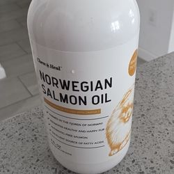 Salmon OIL OMEGA 3 New UNOPENED for Dogs.