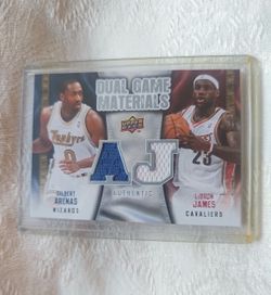 LeBron James jersey card