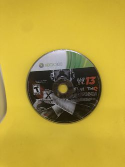 W13 WWE Wrestling Game for Xbox 360 Pre Owned Tested Working Disc Only