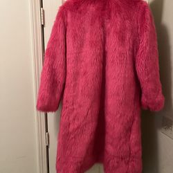 Pink Fur Coat 