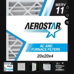 AC Air Box Fan Filter MERV 11 HVAC 20x20x4