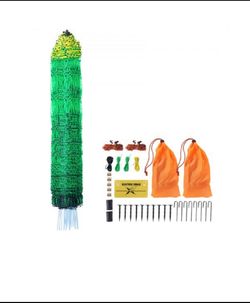 New VEVOR 48" H x 168' L Electric Fence Netting W/ Posts & Double-Spiked Stakes