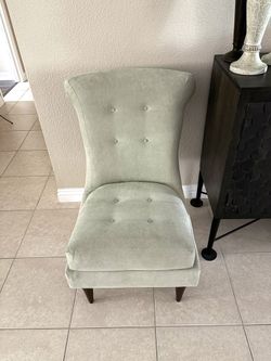 Suede Accent Chairs - set of 2