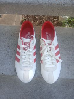 Adidas Tokyo scarlet red stripe shoe
