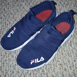 Blue Fila Shoes Size 4.5