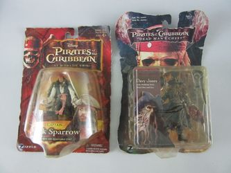 Pirates of The Caribbean Zizzle Davy Jones & Jack Sparrow NEW