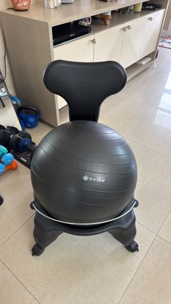 Gaiam balance ball chair like new