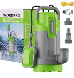 Workprop 2 in 1 Submersible sump pump