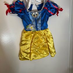 Girls Snow White Dress 2-4t