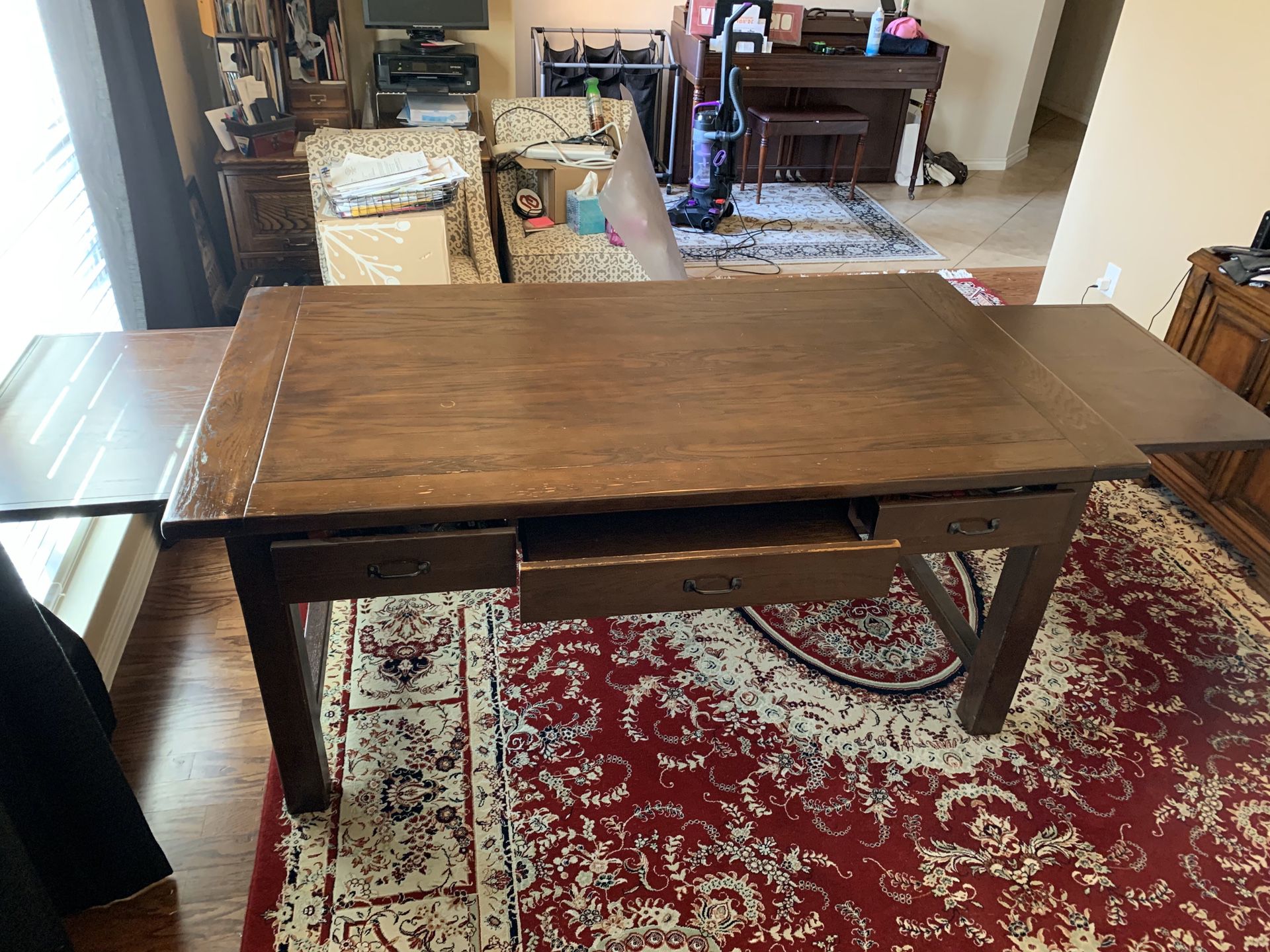 Pottery Barn solid wood desk